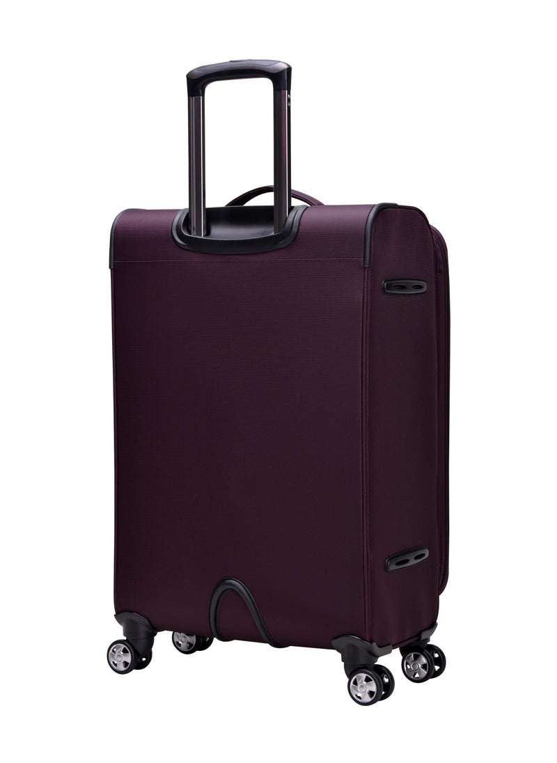 eminent Soft Shell Travel Bag Expandable Luggage Trolley for Unisex Polyester Light Weight Suitcase with TSA Lock 4 Quiet Double Spinner Wheels V6093SZ  - Image 2