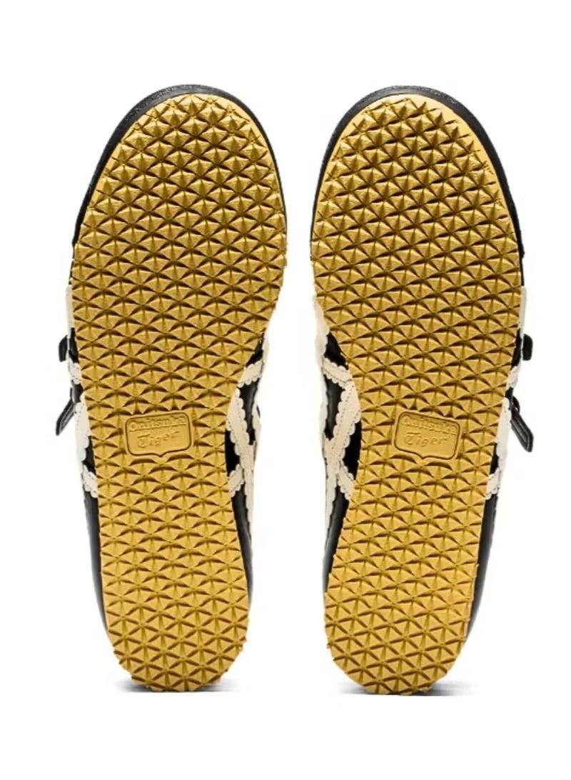 Onitsuka Tiger أونيتسوكه تايجر مكسيكو 66 TGRS حذاء نسائي سهل الارتداء – حذاء رياضي مزخرف بالأزهار - Image 5