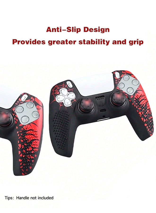 Ps5 Controller Skin, Ps5 Controller Accessories, 2 Pcs Thumb Grip Gaps with Touch Pad Sticker, Soft Silicone Grip Cover for PlayStation 5 DualSense Control - Image 2