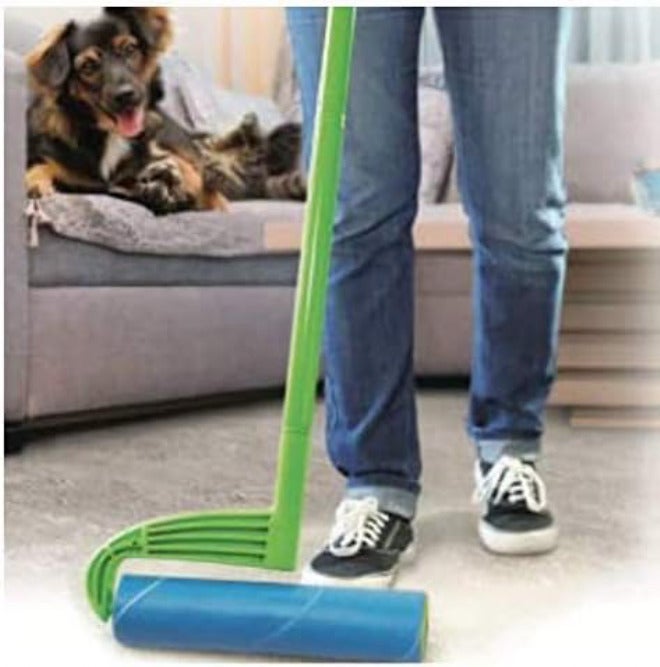 Leo Large 10-Inch Wide Lint Roller Refills 6 Rolls 300 Ultra-Wide Sheets for Lint Removers Household Cleaning Easily Remove Pet Hair Dust and Debris from Floors Carpets and Furniture - Image 3
