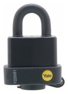 Yale Yale Y220/51/118/1 Weatherproof Steel Padlock – Heavy-Duty Outdoor Security  - Image 1