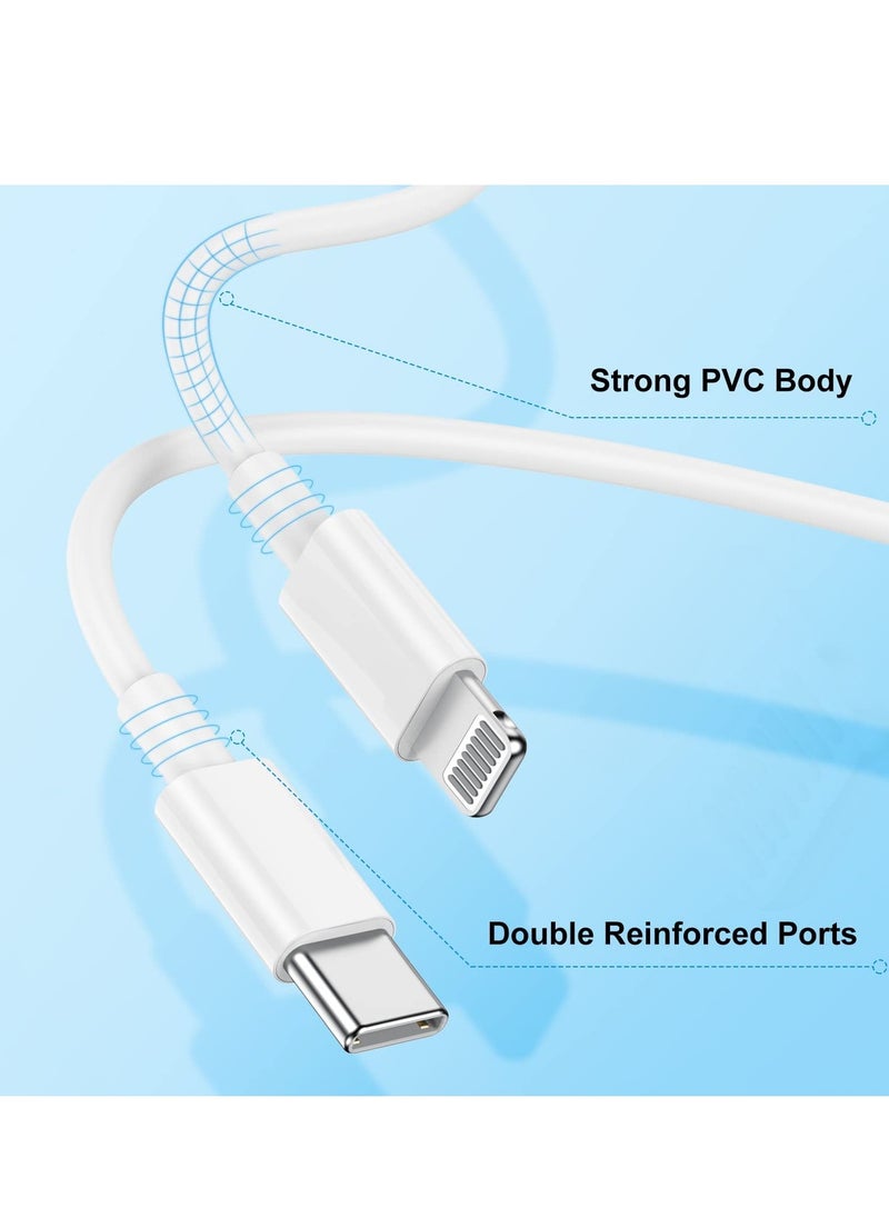 ELTRAZONE - USB C to Lightning Cable 2m 2Pack iPhone Charger Cable 2m for Apple USB C Charger Fast Charge for iPhone 13/13 Pro/13 Mini, iPhone 12/12 Pro/12 Pro Max, iPhone 11, MacBook, iPad, - Image 1