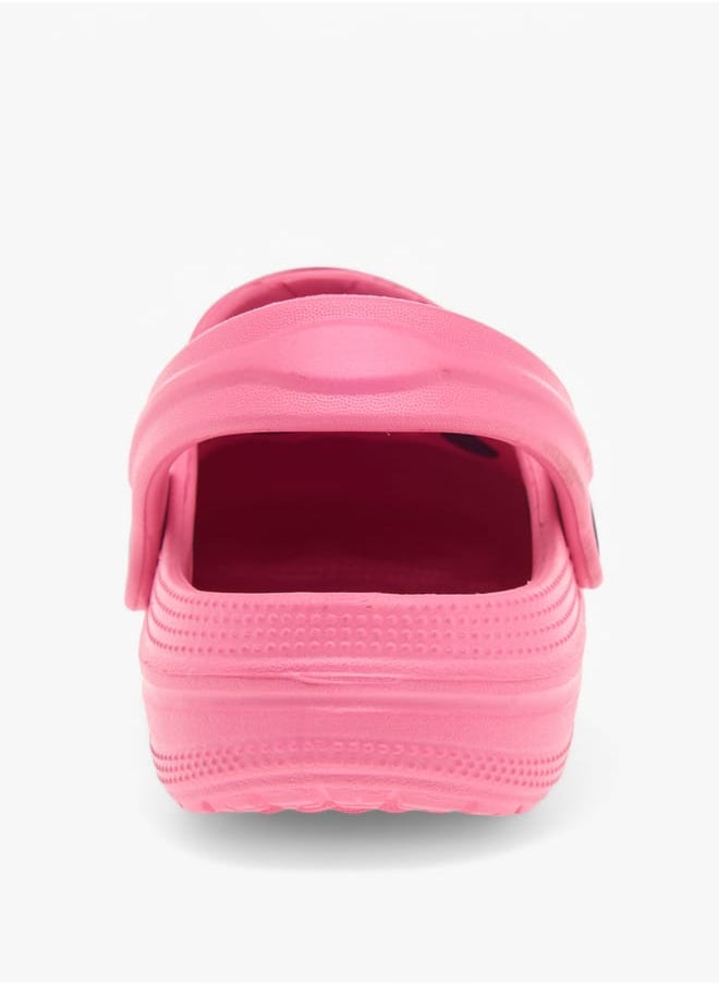 Flora Bella By Shoexpress Girls Unicorn Embossed Clogs with Backstrap  - Image 5