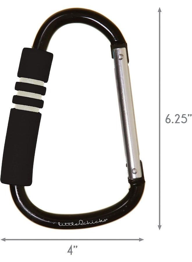 Little Chicks Jumbo Stroller Buggy Organizer Hooks Clip - Purse and Bag Hanger - Model CK097-1 Count (Pack of 1) - Image 2