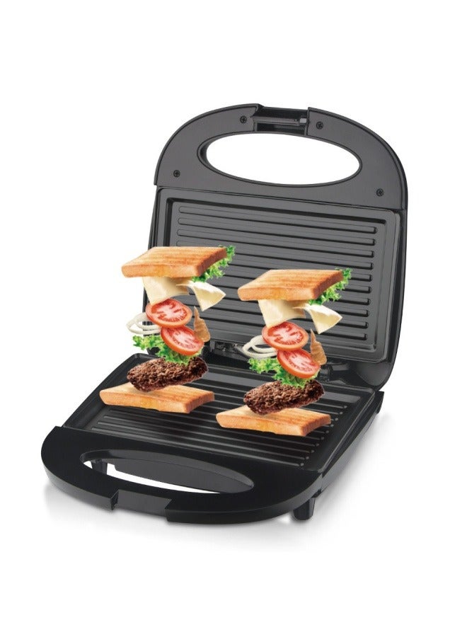 RAF Household double-sided breakfast machine waffle heating cake machine sandwich machine multifunctional light food bread machine - Image 2