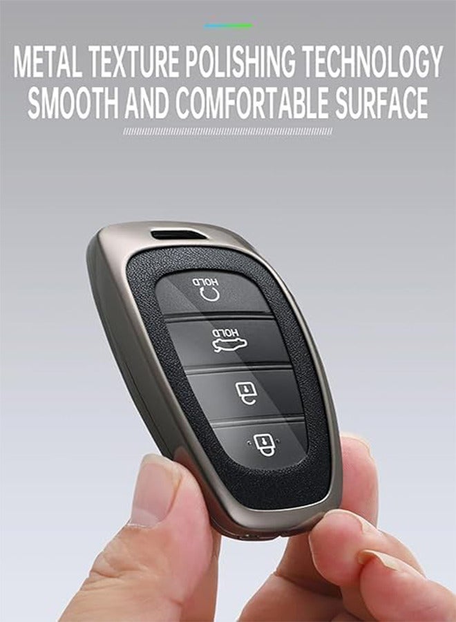 Smart Key Fob Cover Remote Key Shell Case Fit for Hyundai Sonata Santa Cruz Santa Fe Nexo Tucson Palisade - Image 5