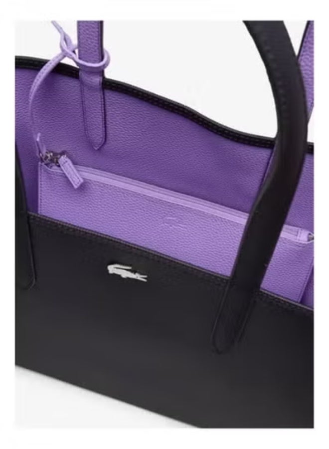 لاكوست حقيبة يد نسائية من LACOSTE ثنائية الوجه واللون - كبيرة السعة - عصرية ومتعددة الوظائف - حقيبة كتف - Image 3