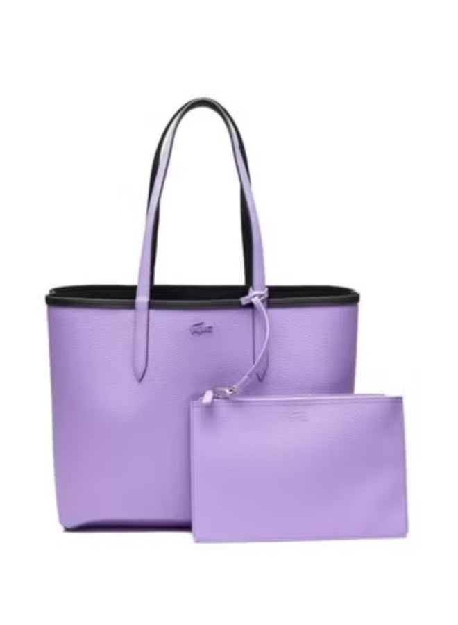 لاكوست حقيبة يد نسائية من LACOSTE ثنائية الوجه واللون - كبيرة السعة - عصرية ومتعددة الوظائف - حقيبة كتف - Image 4