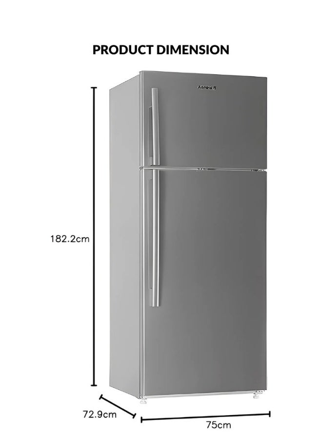 Admiral TM Refrigerator – 680 Litres Gross / 515 Litres Net Capacity | Energy Efficient R600a Refrigerant, Multi-Air Flow, Adjustable Shelves, LED Lighting, Modern Design for Large Families & Commercial Use ADTM68MSP Inox - Image 5
