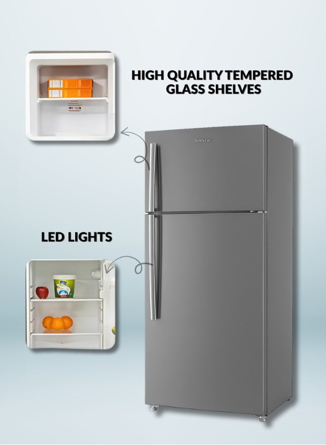 Admiral TM Refrigerator – 680 Litres Gross / 515 Litres Net Capacity | Energy Efficient R600a Refrigerant, Multi-Air Flow, Adjustable Shelves, LED Lighting, Modern Design for Large Families & Commercial Use ADTM68MSP Inox - Image 4