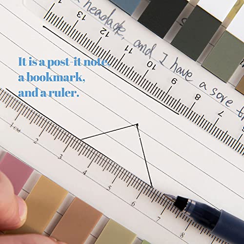 IMPRINT Sticky Index Tabs Book Tabs | 600 Pcs Morandi Transparent Sticky Notes | Waterproof Page Markers Tabs for Annotating Books | Soothing Colors |Aesthetic Book Annotation Supplies - Image 3