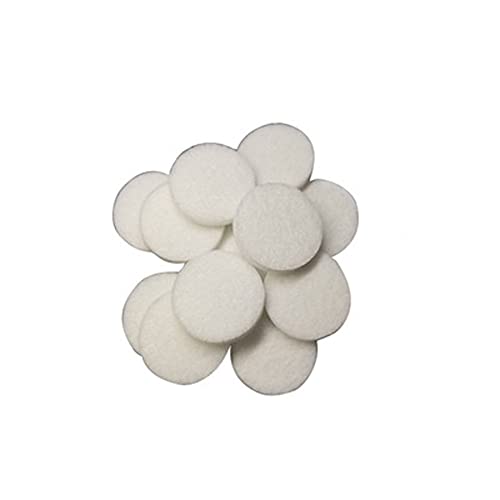 Wresty 20 Pcs Cotton Pads For Car Air Vent Clips 16mm Aromatherapy Replacement Pads For Car Air Condition Clips Essential Oil Diffuser Pads For Auto Freshener Clips - Image 1