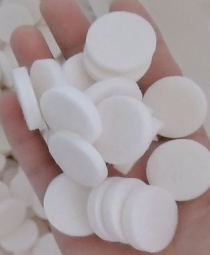 Wresty 20 Pcs Cotton Pads For Car Air Vent Clips 16mm Aromatherapy Replacement Pads For Car Air Condition Clips Essential Oil Diffuser Pads For Auto Freshener Clips - Image 4