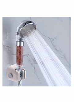 KASTWAVE 4pcs Waterproof Self Adhesive Shower Head Holder Wall Mount Shower Arm Holder with Hook for Bathroom for Bathroom Bathtub  - Image 5