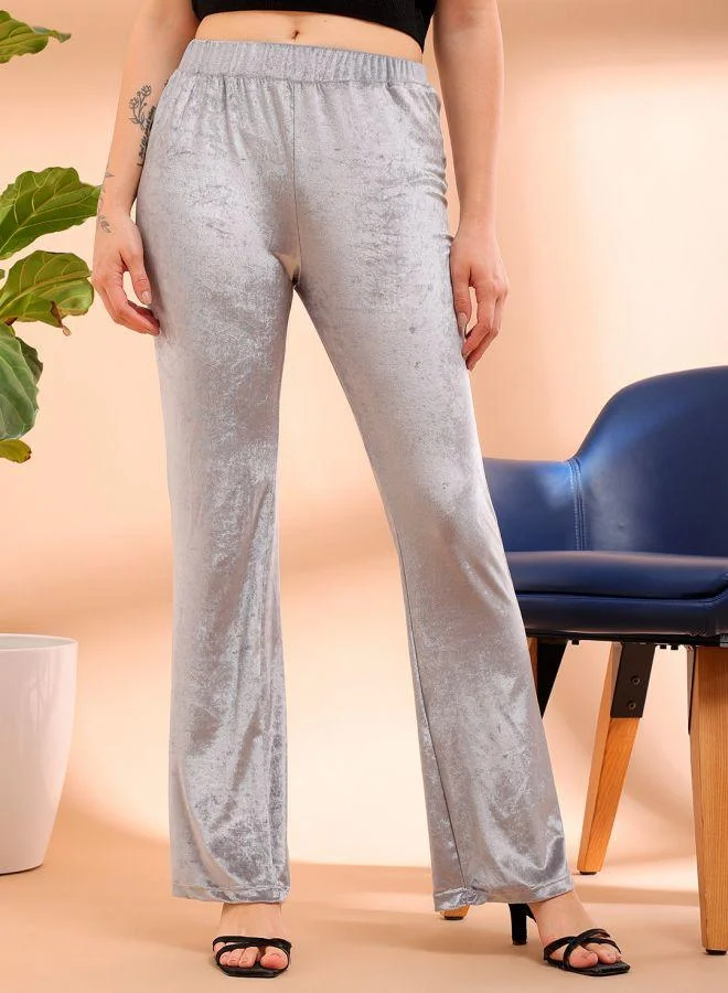 Freehand  Women Bootcut Solid Mid Rise Bootcut Pant for Women | Best Price UAE
