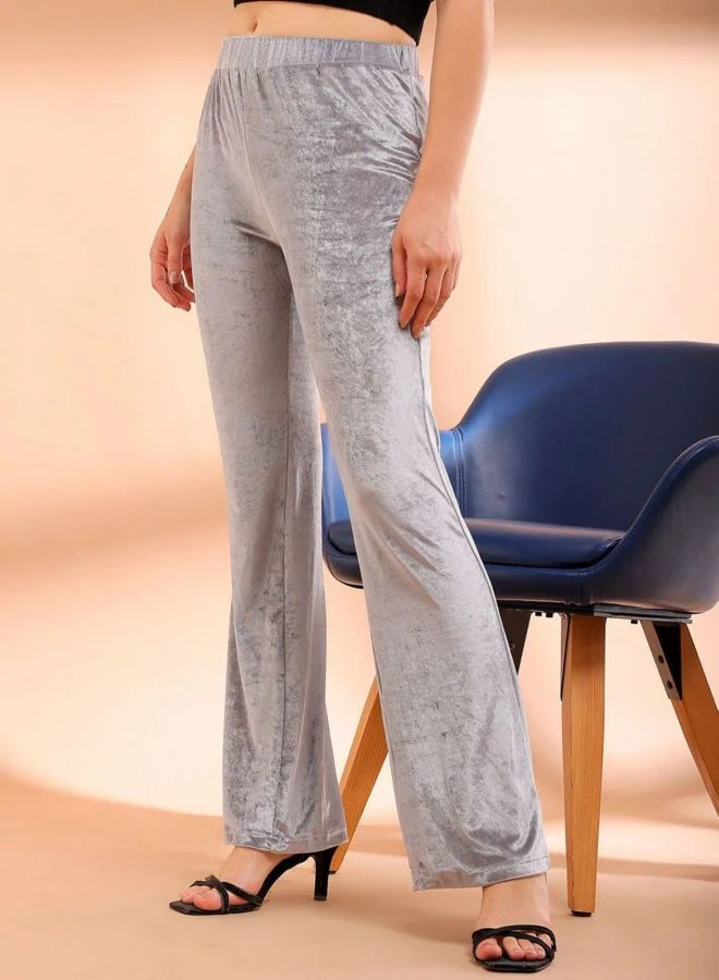 Freehand  Women Bootcut Solid Mid Rise Bootcut Pant for Women | Best Price UAE