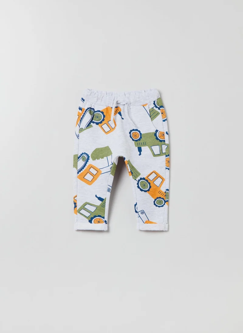 Ovs OVS Joggers With Work Vehicle Print