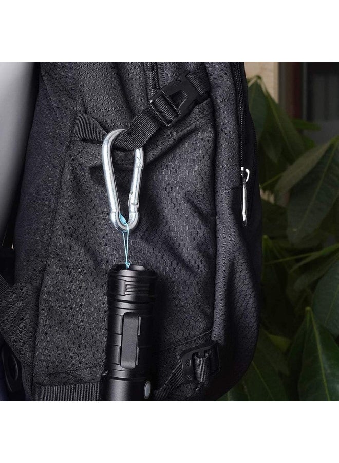 Biella 2Pcs Safe Lock Carabiner Clip Gi Heavy Duty Spring Snap Clip Screw Lock Hooks For Outdoor Climbing Hiking Camping Gym Boating Hang Plants Hammocks Etc - Image 5