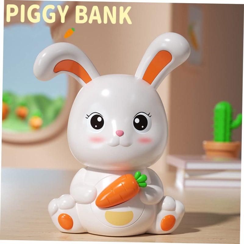Unbreakable Bunny Piggy Bank Toy For Toddlers Money Saving Jar Boys Girls - Image 5
