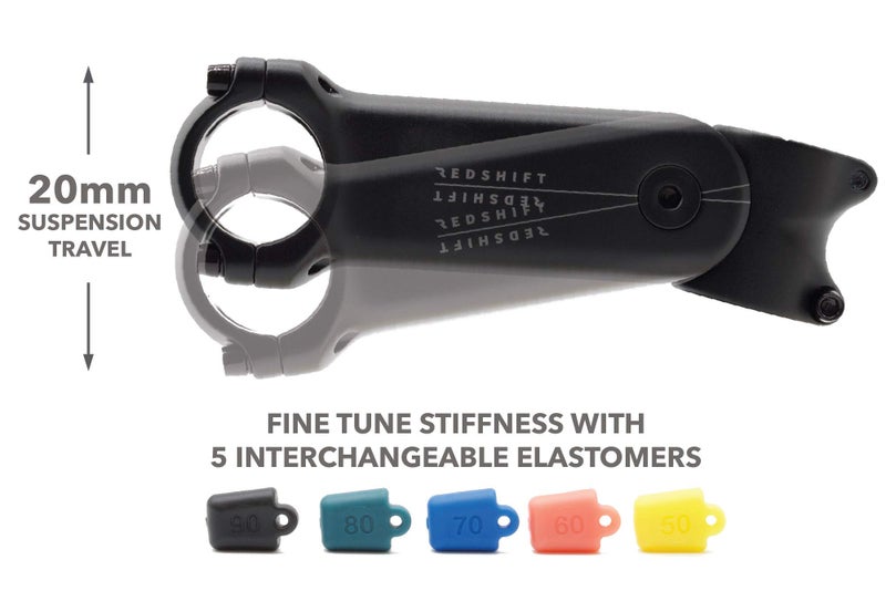 REDSHIFT ShockStop Suspension Stem 6 Degree x 90mm Shock-Absorbing Bike Stem for Road, Gravel, E-Bikes, and Hybrid Bicycles - Image 2