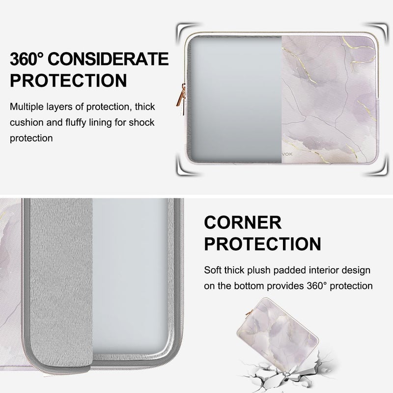 ARVOK 15 15.6 16 inch Laptop Sleeve for MacBook Pro 15 inch/MacBook Pro 16 inch Water-Resistant Laptop Case Notebook Computer/Tablet Pouch Cover for HP/Dell/Lenovo/Asus/Acer/Samsung with Extra Bag - Image 4