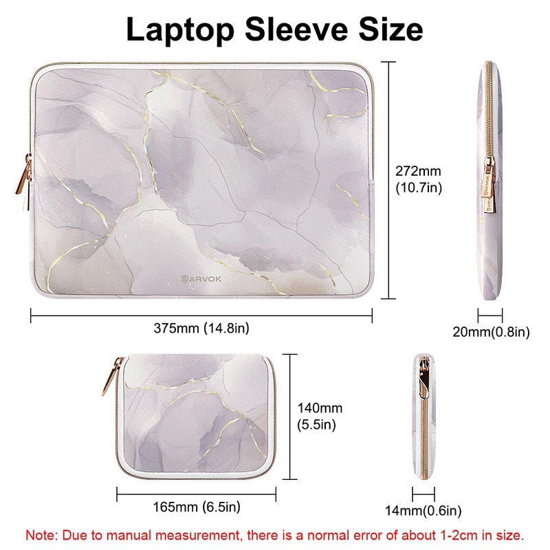 ARVOK 15 15.6 16 inch Laptop Sleeve for MacBook Pro 15 inch/MacBook Pro 16 inch Water-Resistant Laptop Case Notebook Computer/Tablet Pouch Cover for HP/Dell/Lenovo/Asus/Acer/Samsung with Extra Bag - Image 2