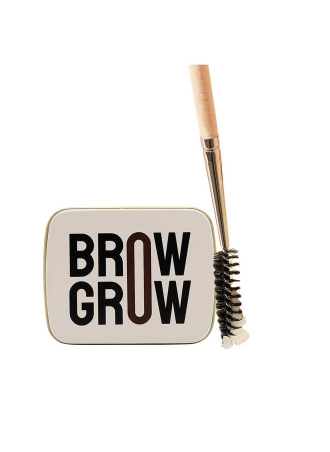 Indulgeo ESSENTIALS - Eyebrow Growth Enhancer For Thick Eyebrows And Eyelashes With 2 Spoolies Promotes Brow Growth Ayush Certified 100% Organic Made With Beeswax Onion Extract & Vitamin E (20Gm) - Image 1