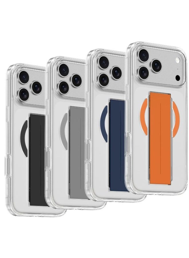 GREEN LION MagSafe Grip Case / iPhone 17 Pro Cover / iPhone Case - Screen & Camera Guard - Blue Titanium - Image 3