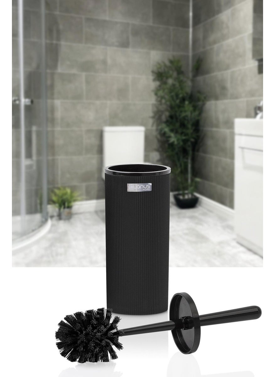 Ocean Home Mina Black Striped WC Brush Holder - pzsku/Z31E11497D32DDA5963FBZ/45/_/1725722336/36282ef3-4dd6-401c-a1a4-811b52cd6cc4