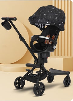 Generic Foldable Lightweight Two-way Pushing Stroller Can Be lying Can Sitting with Canopy Suitable For Children Aged 1-5  - Image 1