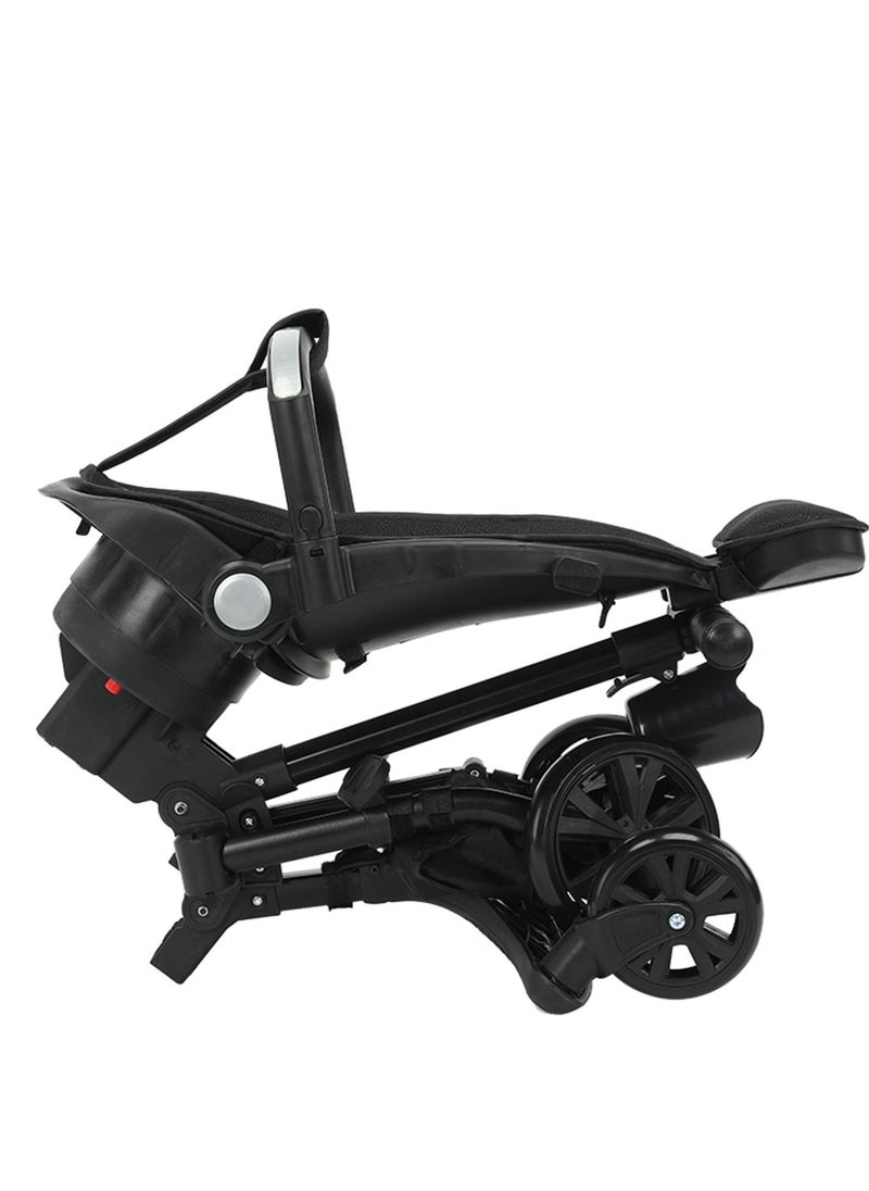Generic Foldable Lightweight Two-way Pushing Stroller Can Be lying Can Sitting with Canopy Suitable For Children Aged 1-5  - Image 4