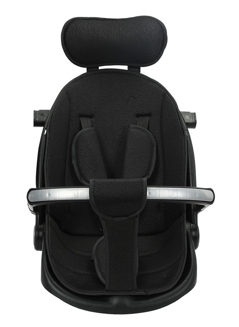 Generic Foldable Lightweight Two-way Pushing Stroller Can Be lying Can Sitting with Canopy Suitable For Children Aged 1-5  - Image 5