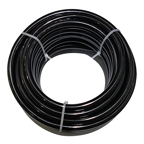 Beduan 10mm x 65mm Black Pneumatic Tubing Pipe PU Polyurethane Air Compressor Tubing Hose Pipe Line Fluid Transfer 328ft 10 Meter