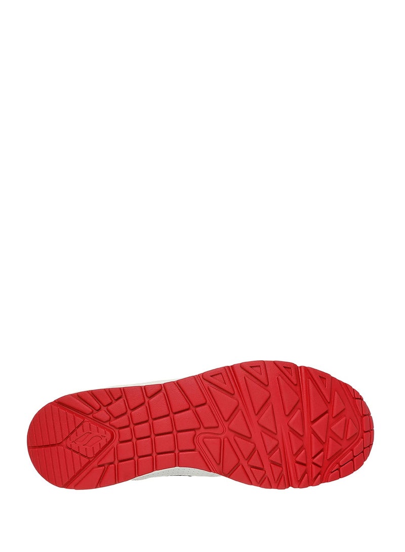 Skechers Uno Black Lace-Up Shoes for Men - Image 5