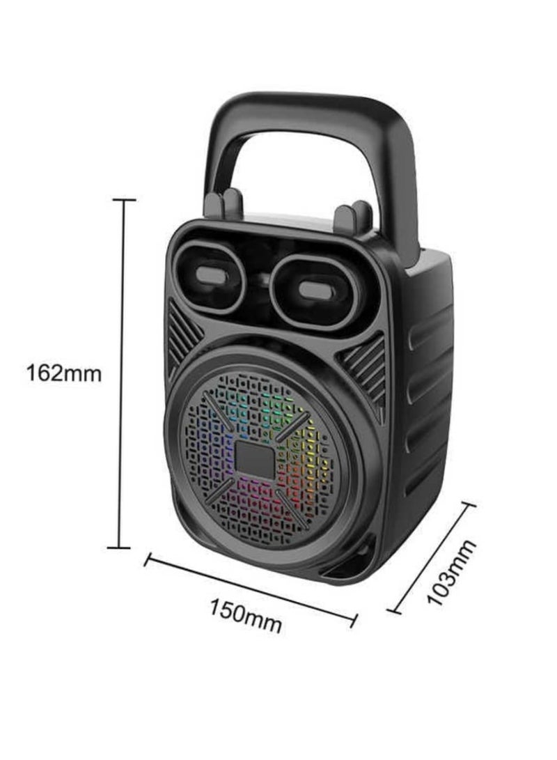 GENERIC ZQS1489 Rechargeable Bluetooth Karaoke Speaker Small Mini Square Dance Outdoor Activities - Image 1