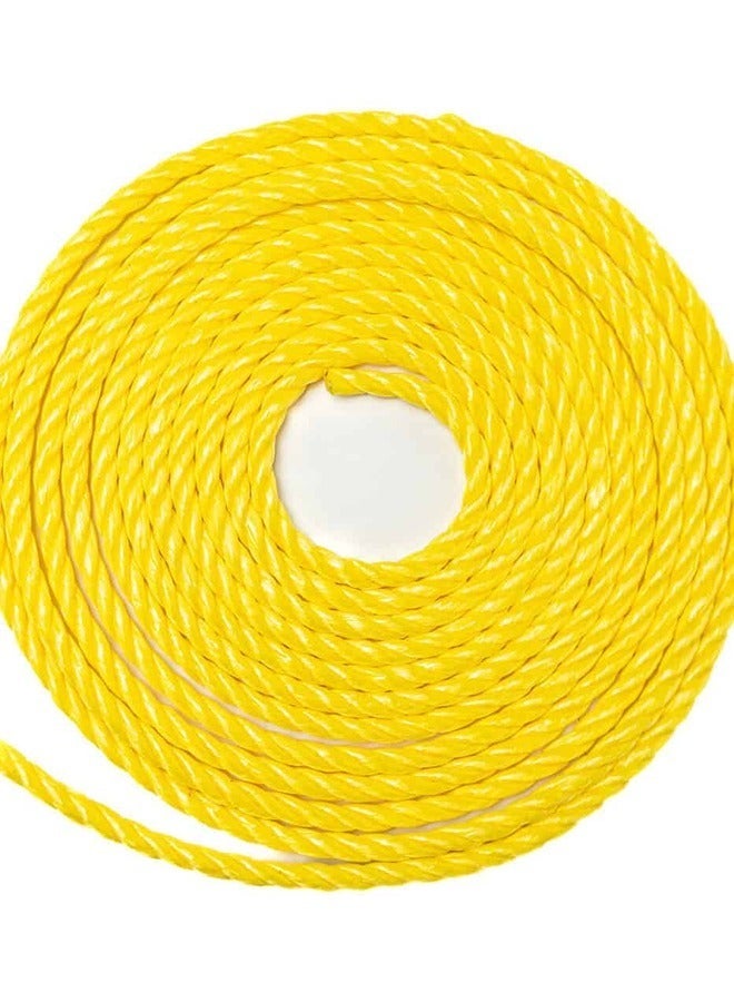 LAWAZIM PE Rope - 8mmx10m - Braided Polyester Rope with UV and Corrosion Resistance - Easy to Knot and Handle - Ideal for Bundling, Securing, and General Household Use - Color Sent Randomly - Image 1