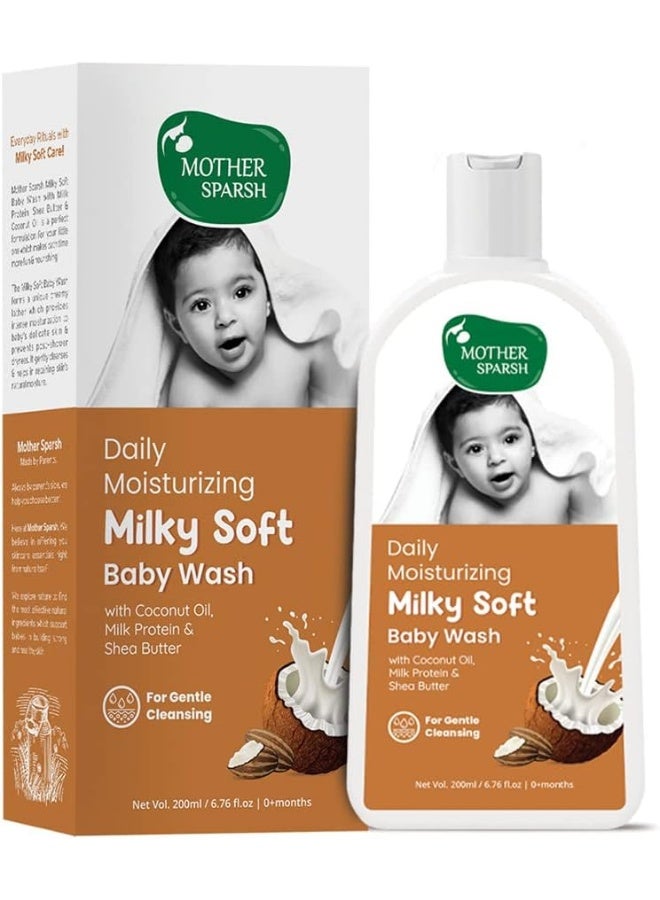موذر سبارش غسول أطفال ناعم حليبي من ماذر سبارش - 200 مل - Image 1
