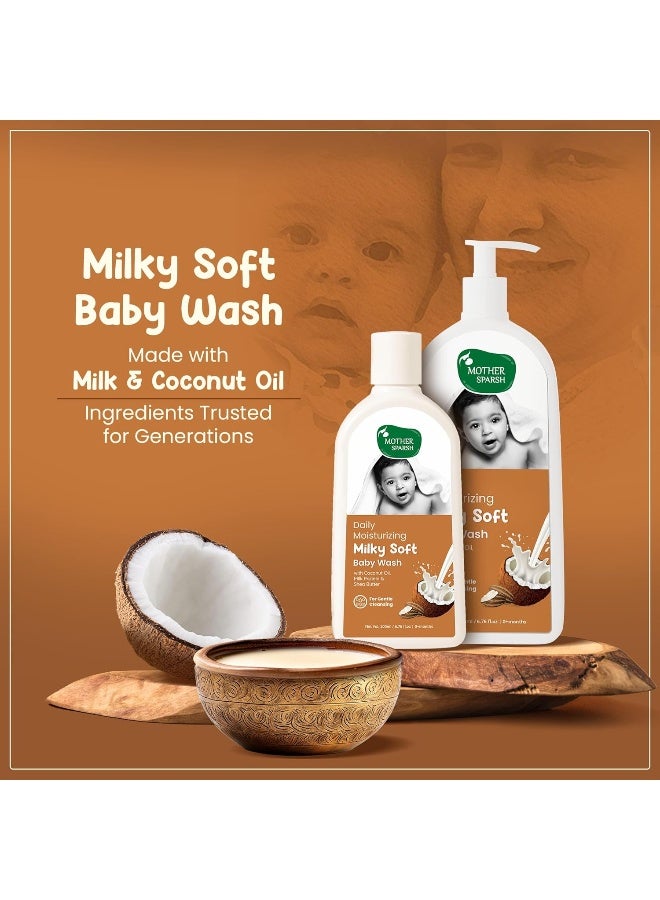 موذر سبارش غسول أطفال ناعم حليبي من ماذر سبارش - 200 مل - Image 2