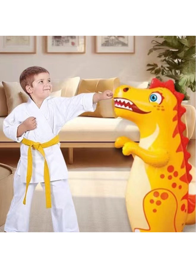 Manufacturers Supply Inflatable Dinosaur Tumbler Children's PVC Inflatable Toys Dinosaur Stall Toys Pushing Gifts-Color: Blue Dolphin-Specifications:+foot Pump + Repair Patch  - Image 3