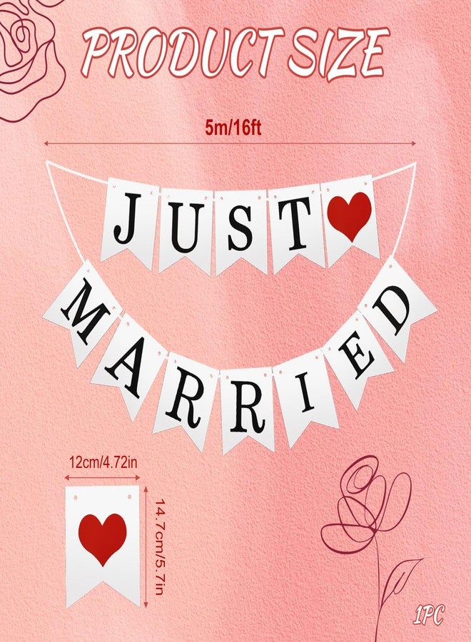 جريفوسيا لافتة "متزوجان حديثًا" من جريفوسيا، زينة سيارات "متزوجان حديثًا"، لافتات زفاف لحفلات توديع العزوبية، دعائم كشك التصوير، زينة حفل استقبال الزفاف - Image 2