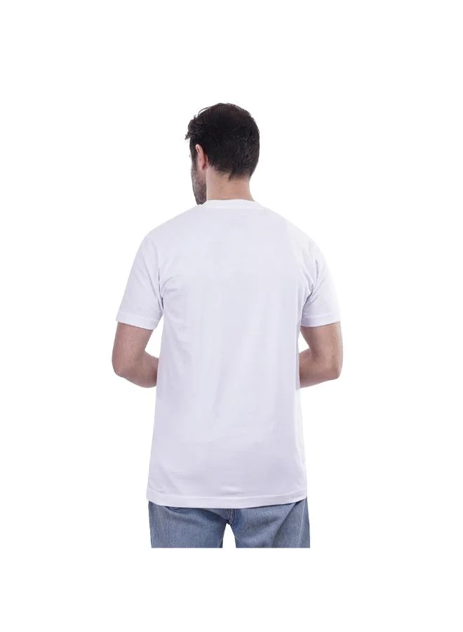 Coup Coup Men Basic Baracola Slim Fit T-Shirt 1000648 3XL - White