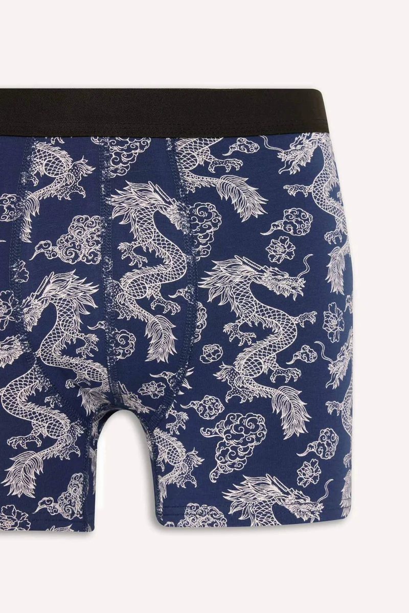 Defacto  Regular Fit Animal Print 3 Piece Boxers for Men | Best Price UAE