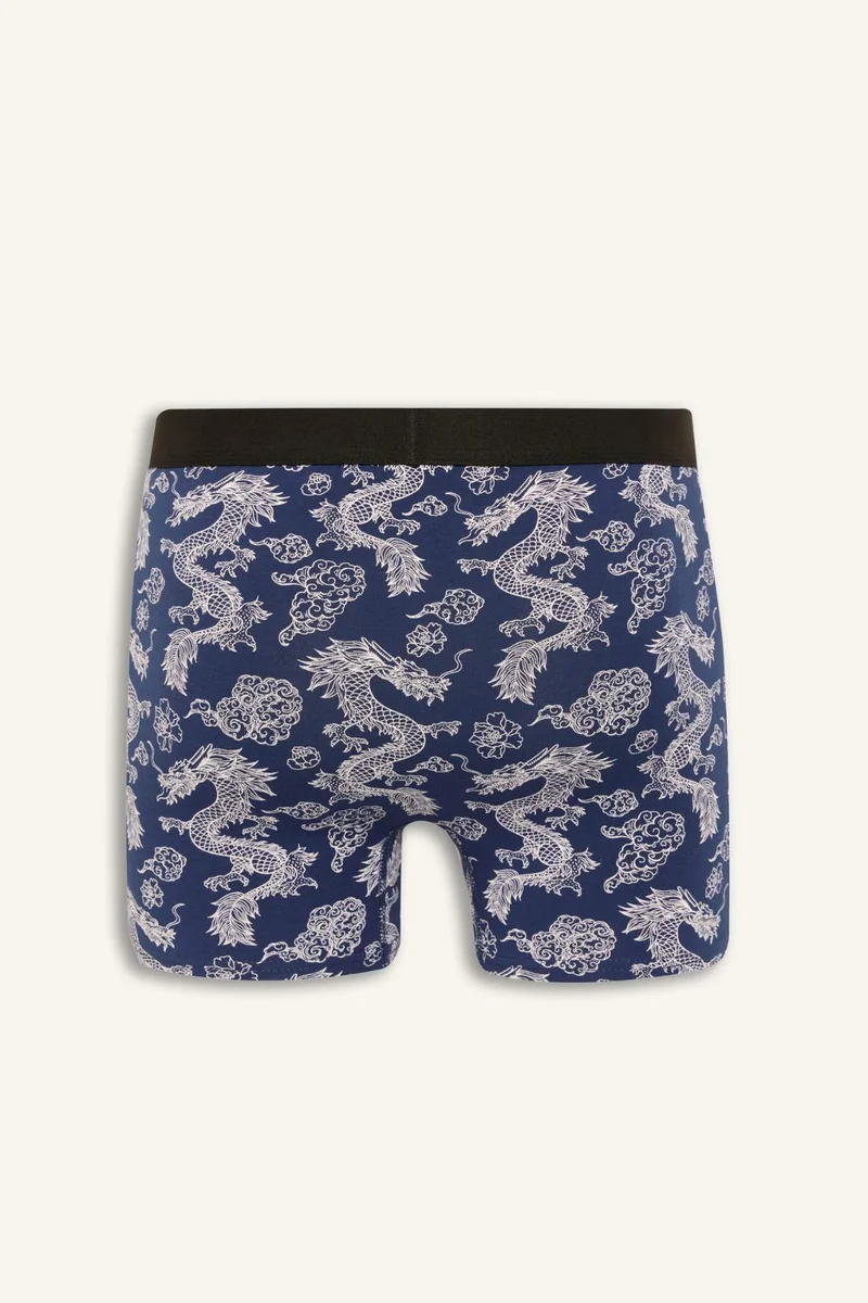 Defacto  Regular Fit Animal Print 3 Piece Boxers for Men | Best Price UAE