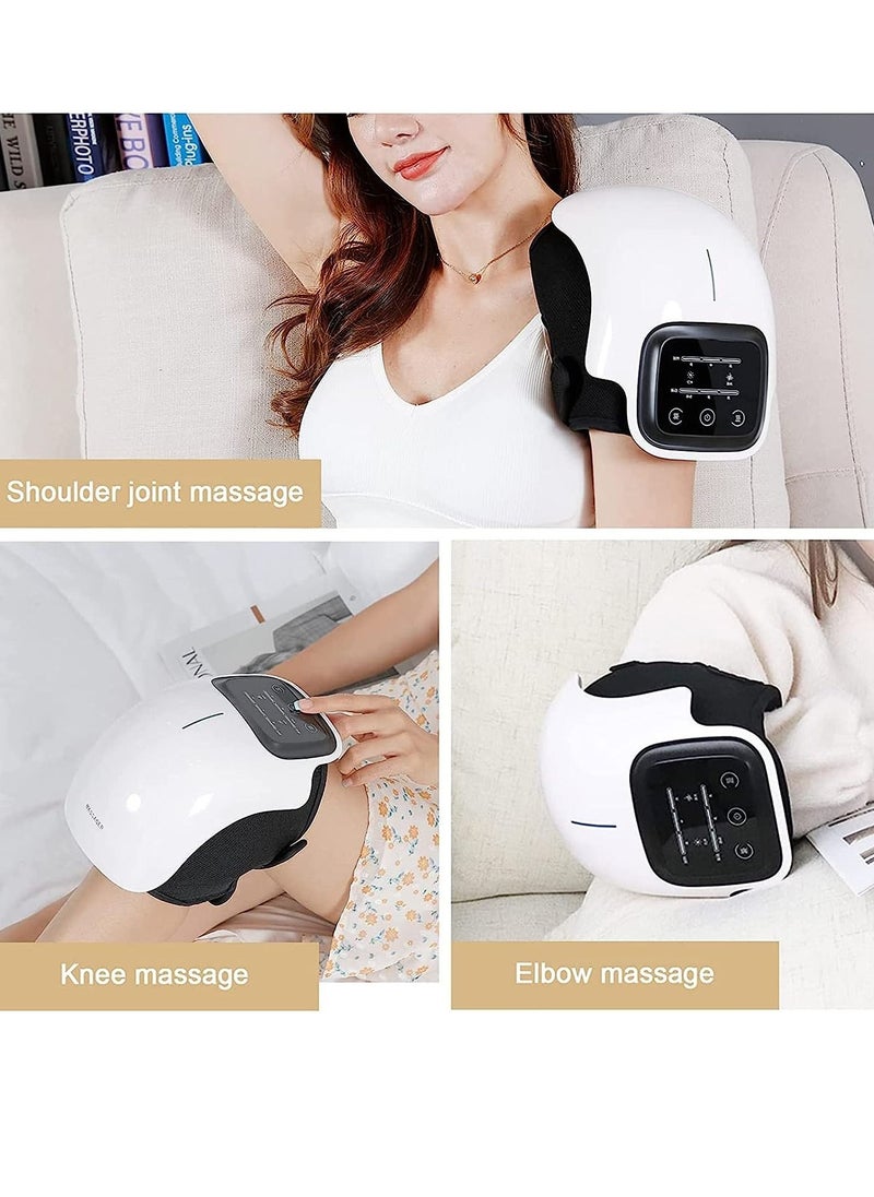 Generic Knee Massager, Electronic Smart Knee Massage Arthritis Knee Massage Large LED Screen Wearable with Heat Rechargeable for Knee Joint Pain Injury, Swelling  - Image 4