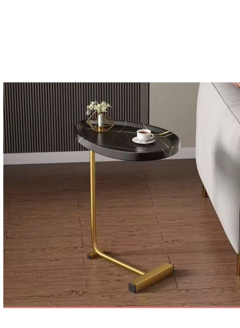 all in Sturdy Nordic Style Coffee Table Sofa Side Table End Table For Living Room 45*30*60cm Golding & black color - Image 2