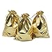 BEAVOING Pack of 100 4x 6 Heavy Duty Gold Drawstring Organza Jewelry Pouches Wedding Party Christmas Favor Gift Candy Chocolate Bags - Image 1