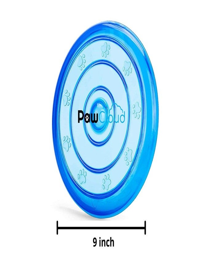 PawCloud لعبة PawCloud المطاطية الطائرة للكلاب، لعبة فريسبي للكلاب، 9 بوصة - كبيرة، قد يختلف اللون - Image 2