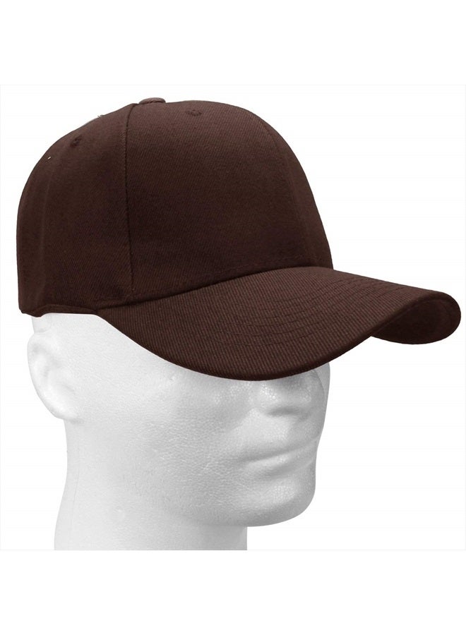 Falari Baseball Cap Adjustable Size for Running Workouts and Outdoor Activities All Seasons (1pc Brown) - Image 5