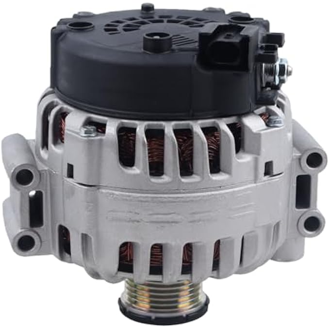 FEIDKS 11301 Alternator Compatible with BMW 128i 2008-2013 3.0L BMW 323i 2007-2009 2.5L BMW X3 2007-2009 3.0L 180AMP 12V, Replace# 11301N 12317550968 12-31-7-550-968 - Image 4
