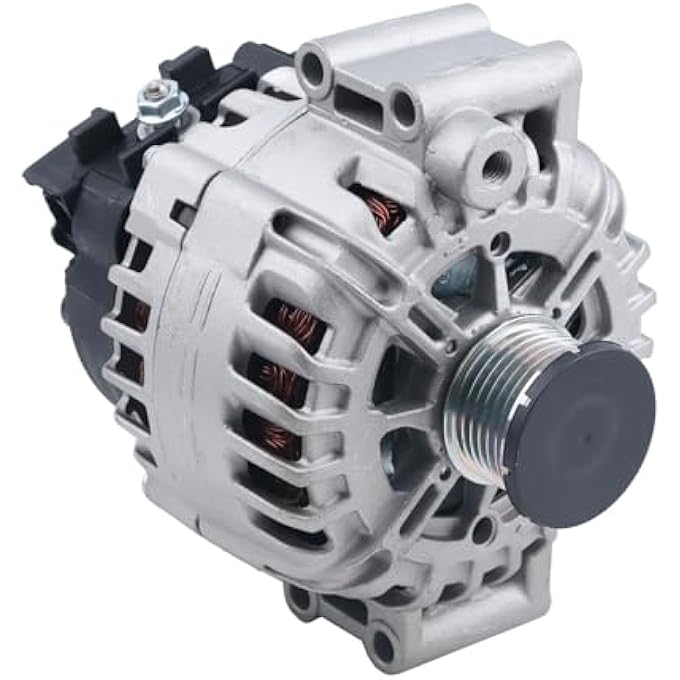 FEIDKS 11301 Alternator Compatible with BMW 128i 2008-2013 3.0L BMW 323i 2007-2009 2.5L BMW X3 2007-2009 3.0L 180AMP 12V, Replace# 11301N 12317550968 12-31-7-550-968 - Image 1